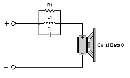 Coral Beta 8 crossover schematics