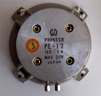 Pioneer PE-12 Back 